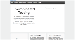 Desktop Screenshot of dhlanalytical.com